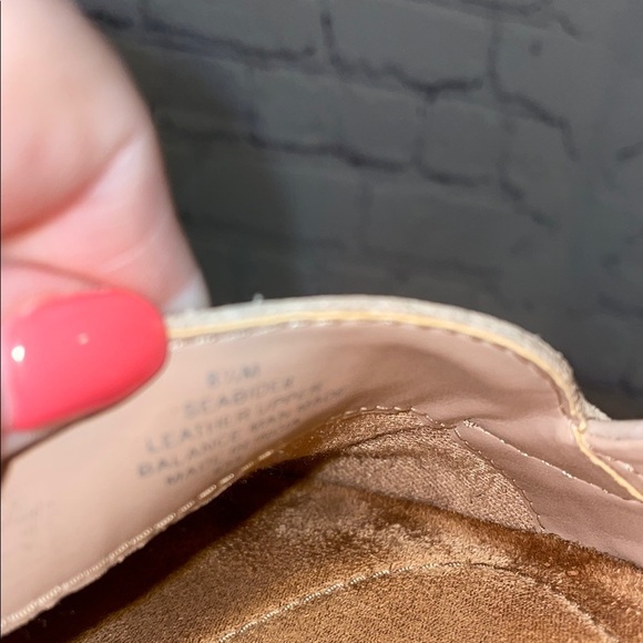 Easy Spirit “Seabides” Croc-Embossed Beige Loafers Sz 9.5 - Picture 7 of 11